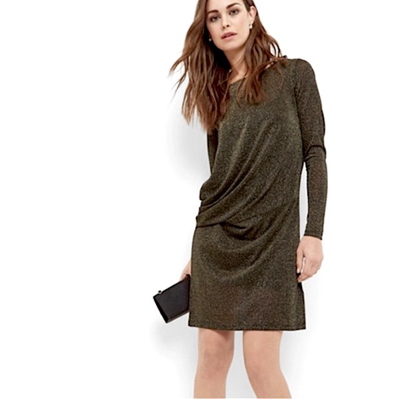 Ted Baker Dress Ethia Sparkle Lurex‎ Layered Dress - Picture 1 of 8